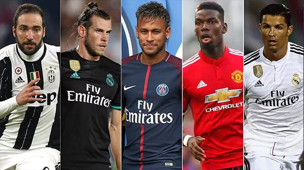 top ten most expensive transfer in football history
